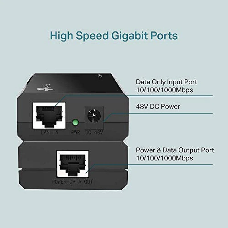 TP-Link TL-POE150S PoE Injector 150 Mbps Wireless Router Black TP-Link TL-POE150S PoE Injector 150 Mbps Wireless Router Black