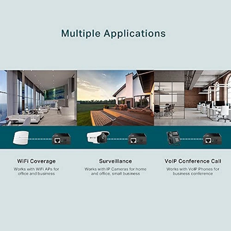 TP-Link TL-POE150S PoE Injector 150 Mbps Wireless Router Black TP-Link TL-POE150S PoE Injector 150 Mbps Wireless Router Black