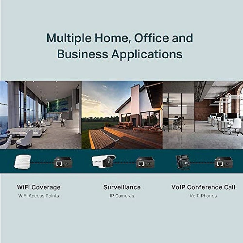 TP-Link TL-POE150S PoE Injector 150 Mbps Wireless Router Black TP-Link TL-POE150S PoE Injector 150 Mbps Wireless Router Black