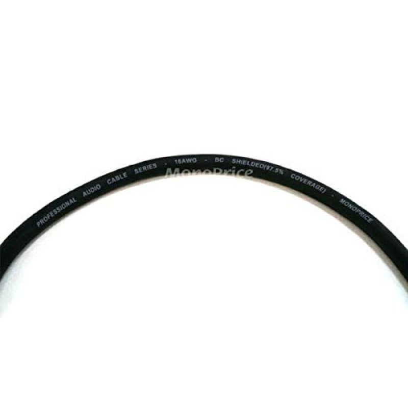 Monoprice 6ft Premier Series XLR Female to 1/4in TRS Male Cable, 16AWG (Gold Plated) Monoprice 6ft Premier Series XLR Female to 1/4in TRS Male Cable, 16AWG (Gold Plated)