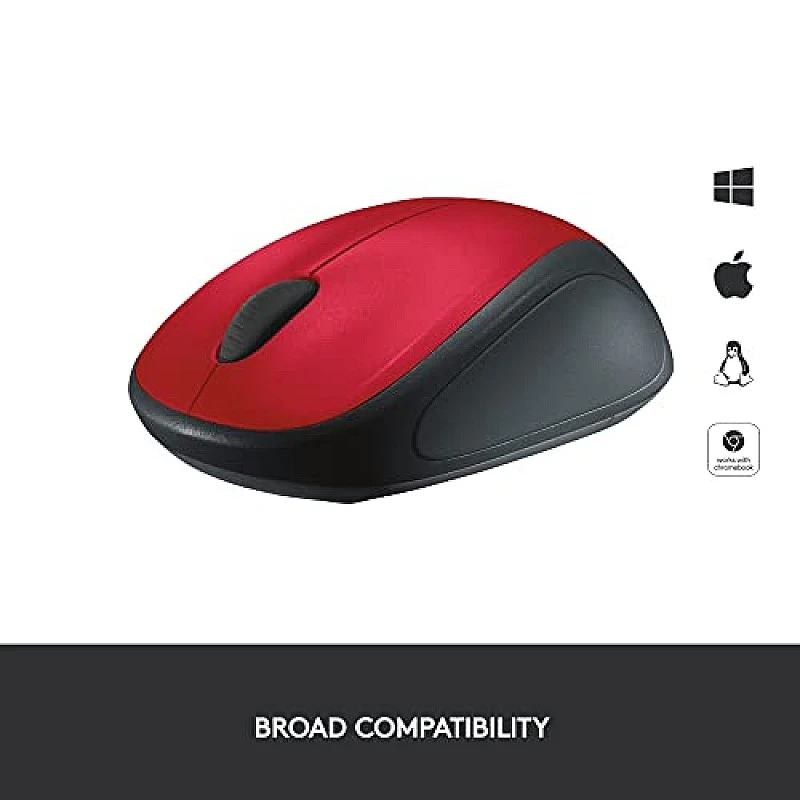 Logitech M235 Wireless Mouse, 1000 DPI Optical Tracking, 12 Month Life Battery Logitech M235 Wireless Mouse, 1000 DPI Optical Tracking, 12 Month Life Battery