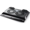 DEEPCOOL N8 Ultra Black Aluminium Notebook Cooler Upto 17? W/Dual 140MM Fan W/Adjustable Speed and 4USB Ports DEEPCOOL N8 Ultra Black Aluminium Notebook Cooler Upto 17? W/Dual 140MM Fan W/Adjustable Speed and 4USB Ports