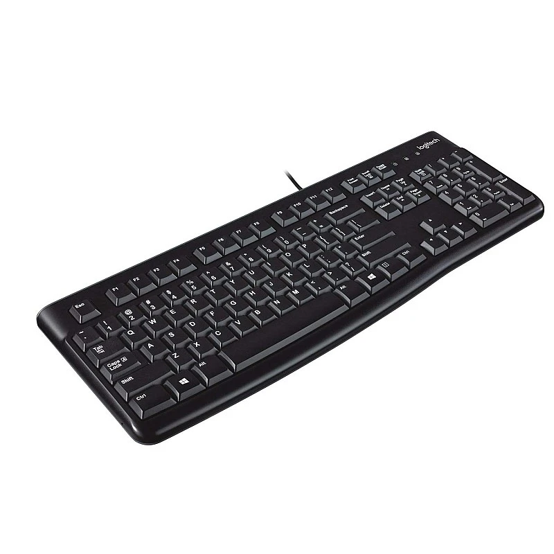 Logitech K120 Wired Keyboard for Windows, USB Plug-and-Play Full-Size, Spill Resistant Logitech K120 Wired Keyboard for Windows, USB Plug-and-Play Full-Size, Spill Resistant