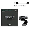Logitech C920 HD Pro Webcam, Full HD 1080p/30fps Video Calling, Clear Stereo Audio (Black) Logitech C920 HD Pro Webcam, Full HD 1080p/30fps Video Calling, Clear Stereo Audio (Black)