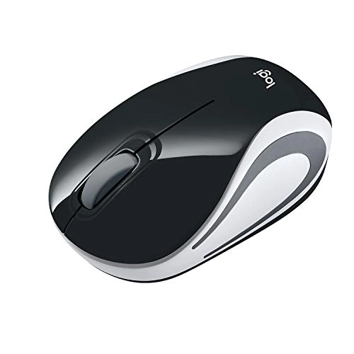 Logitech M187 Ultra Portable Wireless Mouse, 2.4 GHz with USB Receiver (Black) Logitech M187 Ultra Portable Wireless Mouse, 2.4 GHz with USB Receiver (Black)