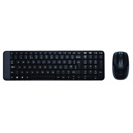 Logitech MK220 Wireless Keyboard and Mouse Combo (Black) Logitech MK220 Wireless Keyboard and Mouse Combo (Black)