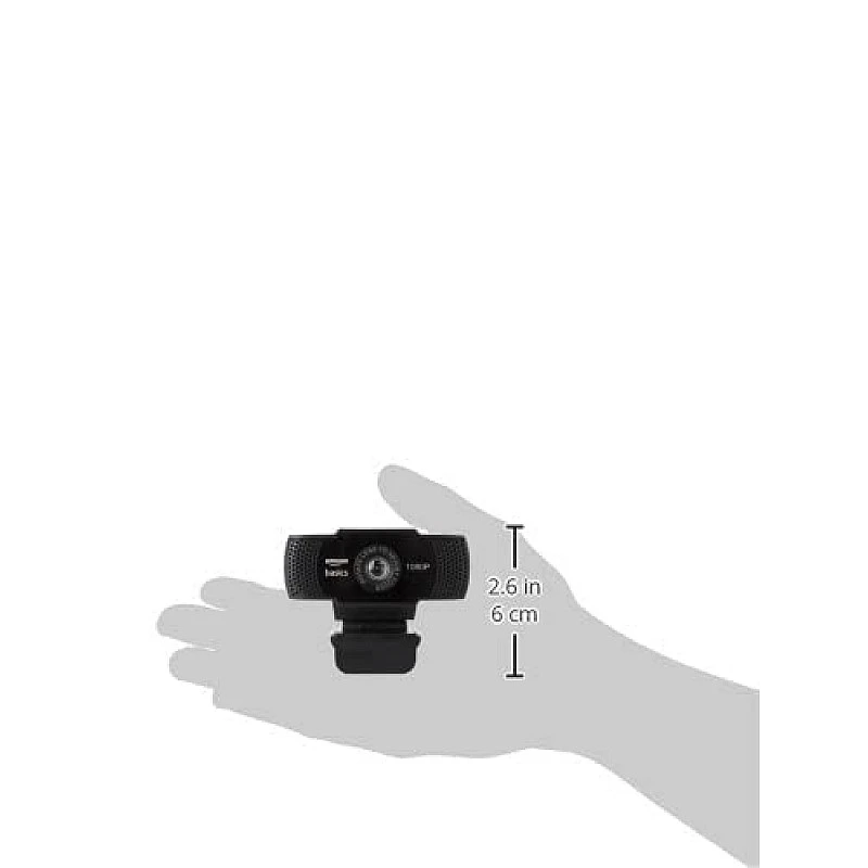 Amazon Basics Manual Focus Full HD 1080P 2.1 Megapixel 30 FPS Web Camera (Black) Amazon Basics Manual Focus Full HD 1080P 2.1 Megapixel 30 FPS Web Camera (Black)
