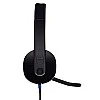 Logitech H540 Stereo Wired On Ear Headphones With Mic With Noise-Cancelling Usb, On Ear Controls (Black) Logitech H540 Stereo Wired On Ear Headphones With Mic With Noise-Cancelling Usb, On Ear Controls (Black)