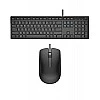 Dell USB Wired Keyboard and Mouse Set (Black) KB216+MS116 Dell USB Wired Keyboard and Mouse Set (Black) KB216+MS116