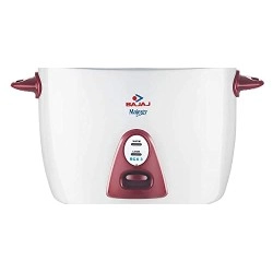 Bajaj Majesty New RCX 3 350-Watt Multifunction Rice Cooker (White And Pink)