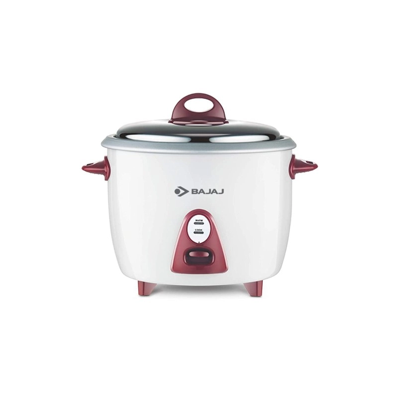 Bajaj Majesty New RCX 3 350-Watt Multifunction Rice Cooker (White And Pink) Bajaj Majesty New RCX 3 350-Watt Multifunction Rice Cooker (White And Pink)