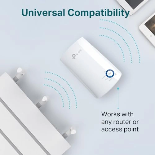 TP-Link TL-WA850RE Single Band 300Mbps RJ45 Wireless Range Extender White TP-Link TL-WA850RE Single Band 300Mbps RJ45 Wireless Range Extender White