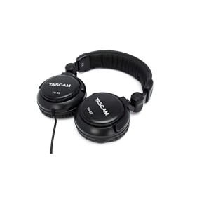 TASCAM TH02-B Closed-Back Stylish Headphone, Black-NEW