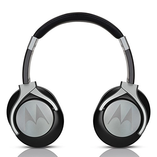Motorola Pulse Max Over Ear Wired Headphones with Alexa (Black)
