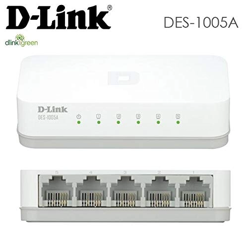D-Link DES-1005C 10/100 Network Switch D-Link DES-1005C 10/100 Network Switch