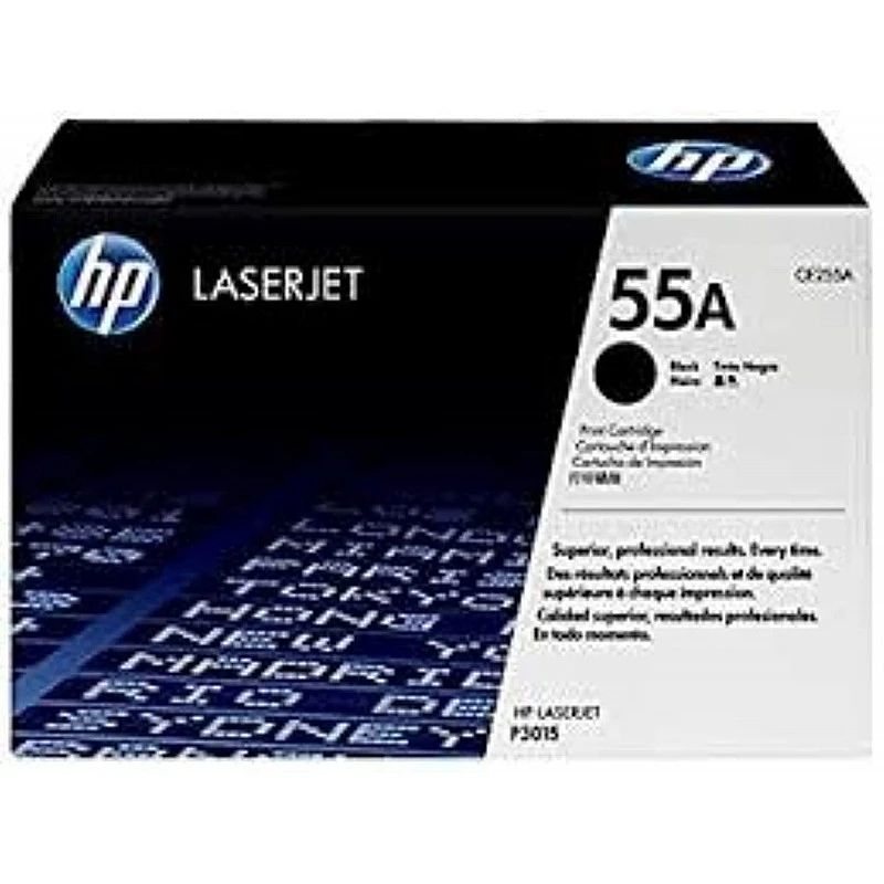 HP 55A Original Laserjet Toner Cartridge (CE255A), Black HP 55A Original Laserjet Toner Cartridge (CE255A), Black