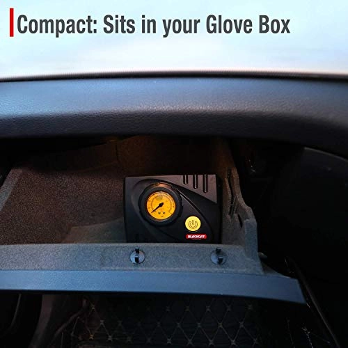 Blackcat Compact Portable Tyre Inflator/Air Pump for Cars & Bikes | Liliput