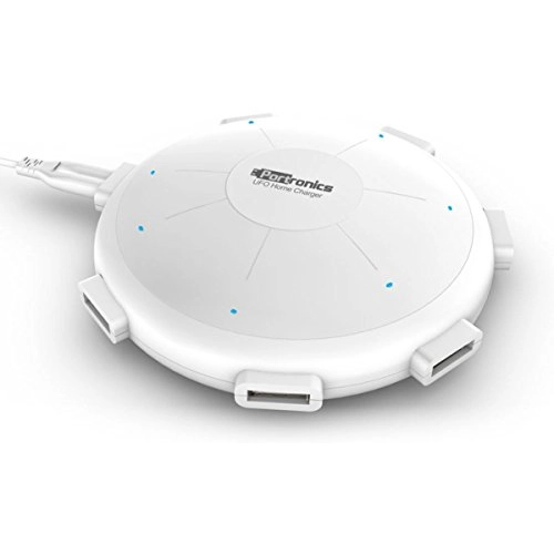 Portronics POR 343 UFO 6 Ports 8A Home Charging Station (White) Portronics POR 343 UFO 6 Ports 8A Home Charging Station (White)