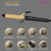 VEGA Ease Curl 25 mm Barrel Hair Curler With Ceramic Coated Plates, (VHCH-02, Beige)