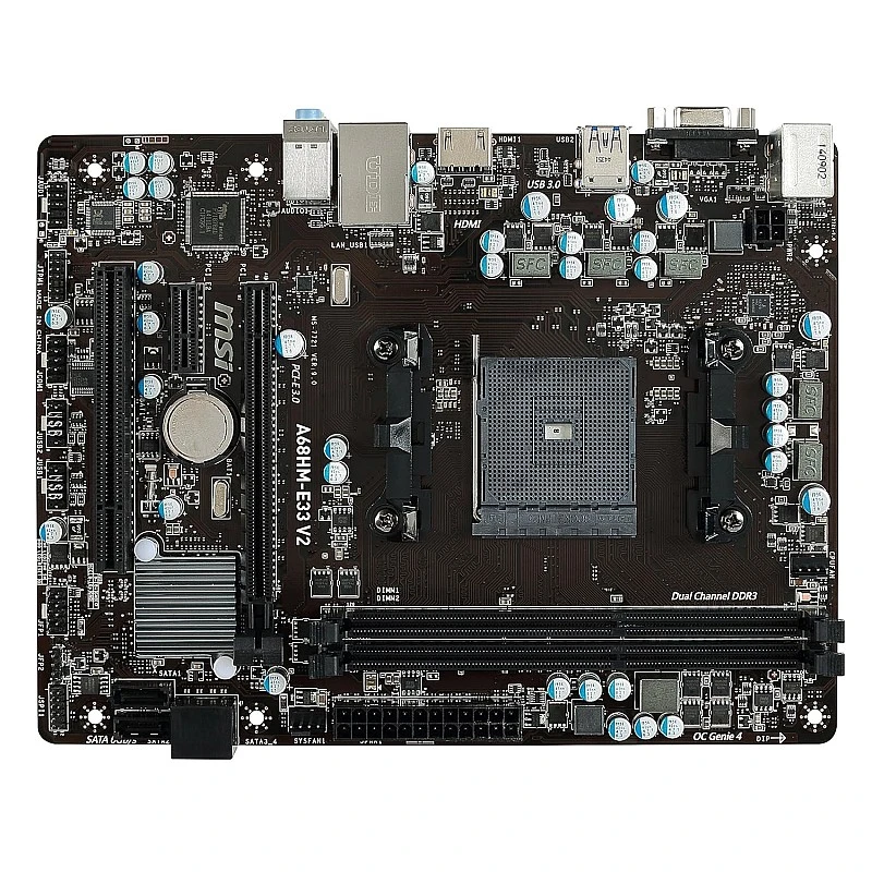 MSI A68HM-E33 V2 Supports FM2+ Socket for AMD® A-Series/Athlon™ Series Processor MSI A68HM-E33 V2 Supports FM2+ Socket for AMD® A-Series/Athlon™ Series Processor