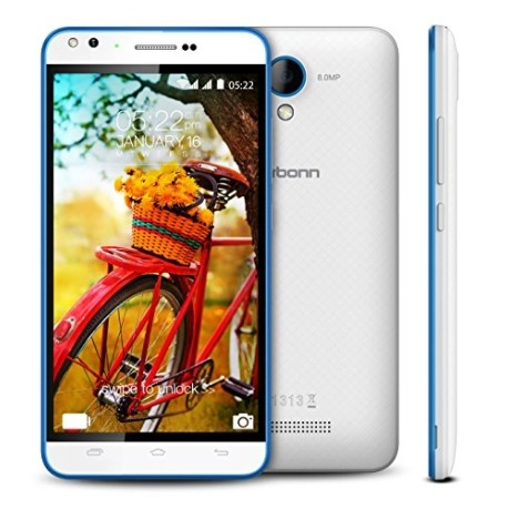 Karbonn Titanium Machfive (White-Blue) refurbished-