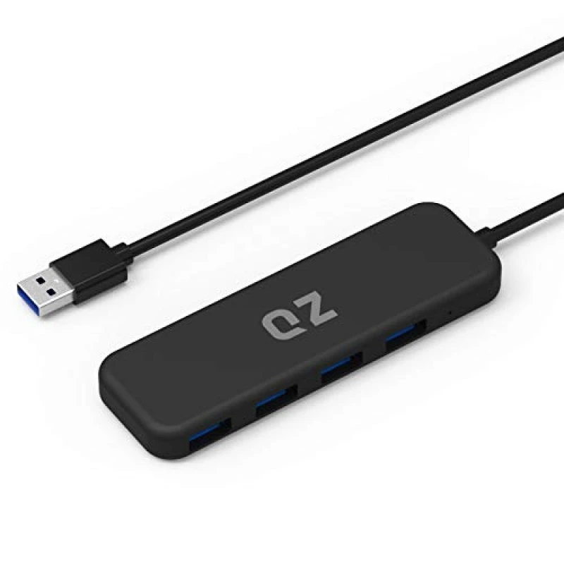 QZ USB Hub, 4 Ports, 1.3 feet Cable, USB 3.1 Gen 1 QZ USB Hub, 4 Ports, 1.3 feet Cable, USB 3.1 Gen 1