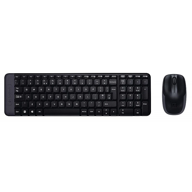 Logitech MK215 Wireless Keyboard and Mouse Combo for Windows, 2.4 GHz Wireless Black Logitech MK215 Wireless Keyboard and Mouse Combo for Windows, 2.4 GHz Wireless Black