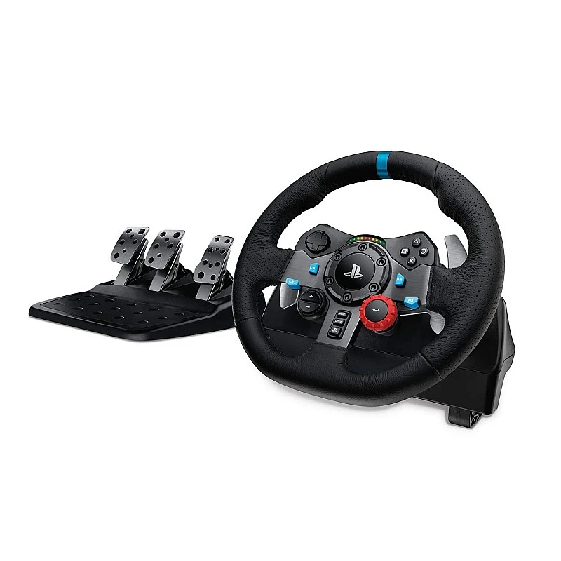 Logitech G29 Driving Force Racing Wheel and Floor Pedals, Real Force, Stainless Steel Paddle Shifters Logitech G29 Driving Force Racing Wheel and Floor Pedals, Real Force, Stainless Steel Paddle Shifters