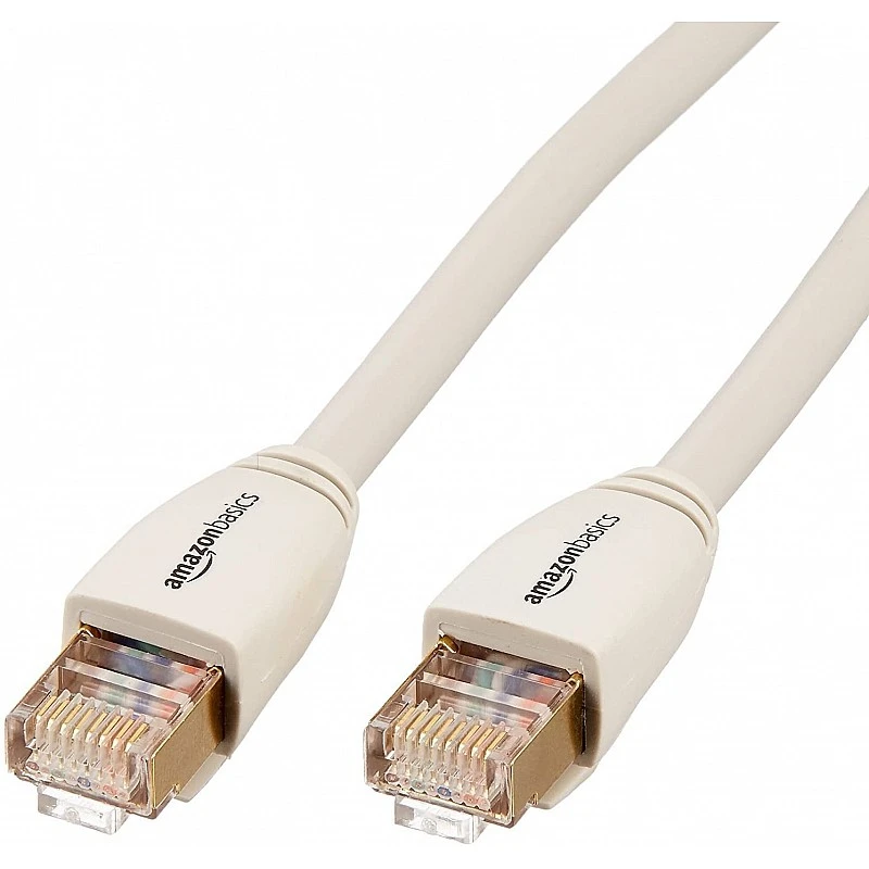 Amazon Basics HL-007286 RJ45 Cat7 Network Ethernet Patch/LAN Cable for Security Camera 3-Feet Amazon Basics HL-007286 RJ45 Cat7 Network Ethernet Patch/LAN Cable for Security Camera 3-Feet