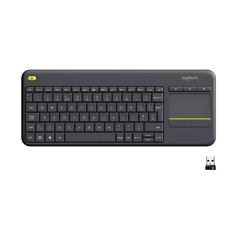 Logitech K400 Plus Wireless Livingroom Keyboard Black Logitech K400 Plus Wireless Livingroom Keyboard Black