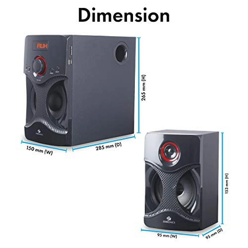 Zebronics BT4440RUCF 4.1 Channel Multimedia Speakers Zebronics BT4440RUCF 4.1 Channel Multimedia Speakers