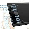 XP-Pen Star03 V2 8192 Levels of Pressure Sensitivity, Battery-Free Stylus, 8 Shortcut Keys and 8 nibs Graphics Drawing Tablet Pen (10 x6 Size) XP-Pen Star03 V2 8192 Levels of Pressure Sensitivity, Battery-Free Stylus, 8 Shortcut Keys and 8 nibs Graphics Drawing Tablet Pen (10 x6 Size)