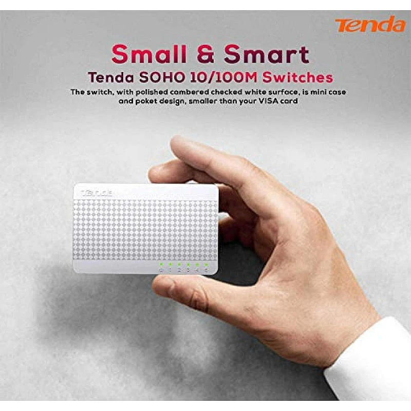 Tenda S108 8-Port Desktop Switch (White) Tenda S108 8-Port Desktop Switch (White)