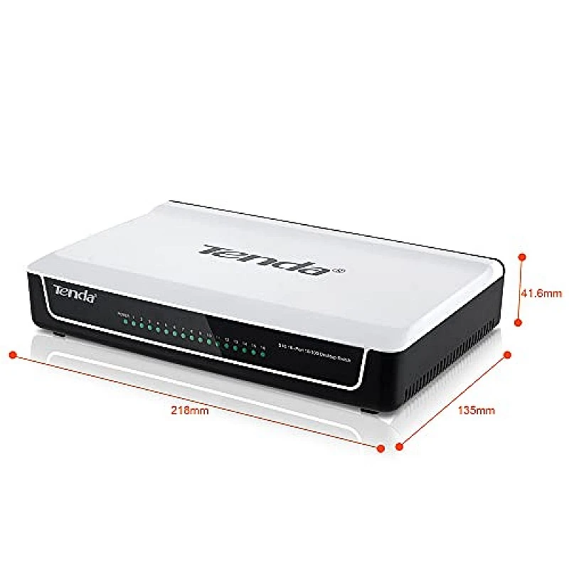 Tenda S108 8-Port Desktop Switch (White) Tenda S108 8-Port Desktop Switch (White)