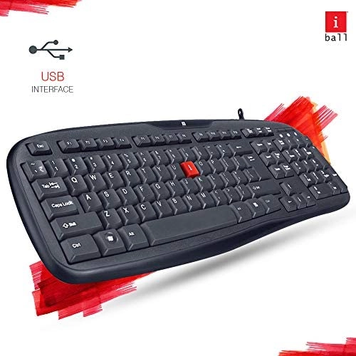 iBall Wintop Soft Key Keyboard and Mouse Combo with Water Resistant Design, Blackq iBall Wintop Soft Key Keyboard and Mouse Combo with Water Resistant Design, Blackq