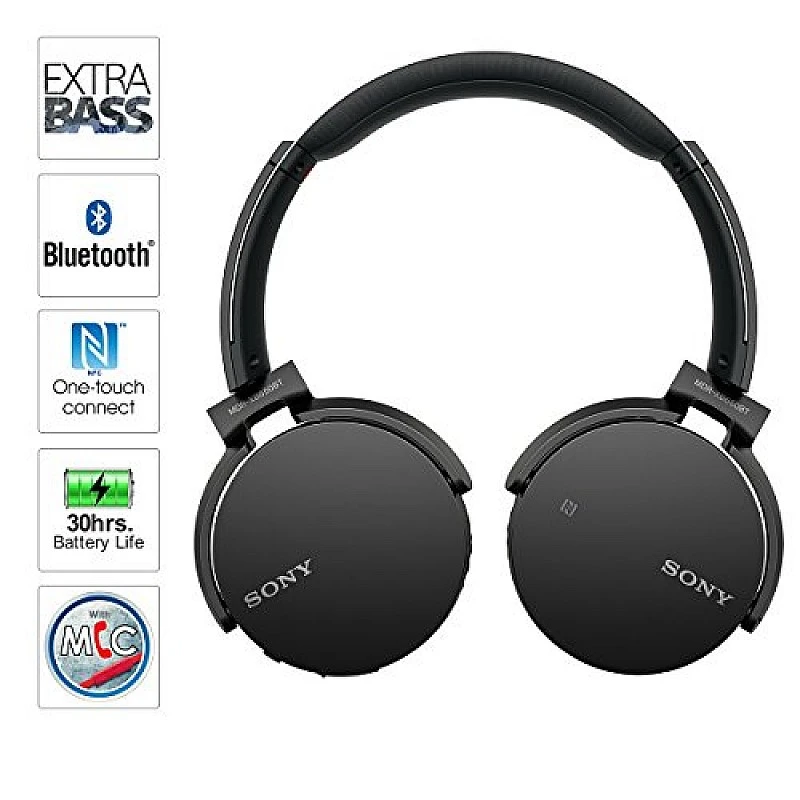 Sony MDR-XB650BT Wireless Extra Bass Headphones with 30 Hours Battery (Black) Sony MDR-XB650BT Wireless Extra Bass Headphones with 30 Hours Battery (Black)