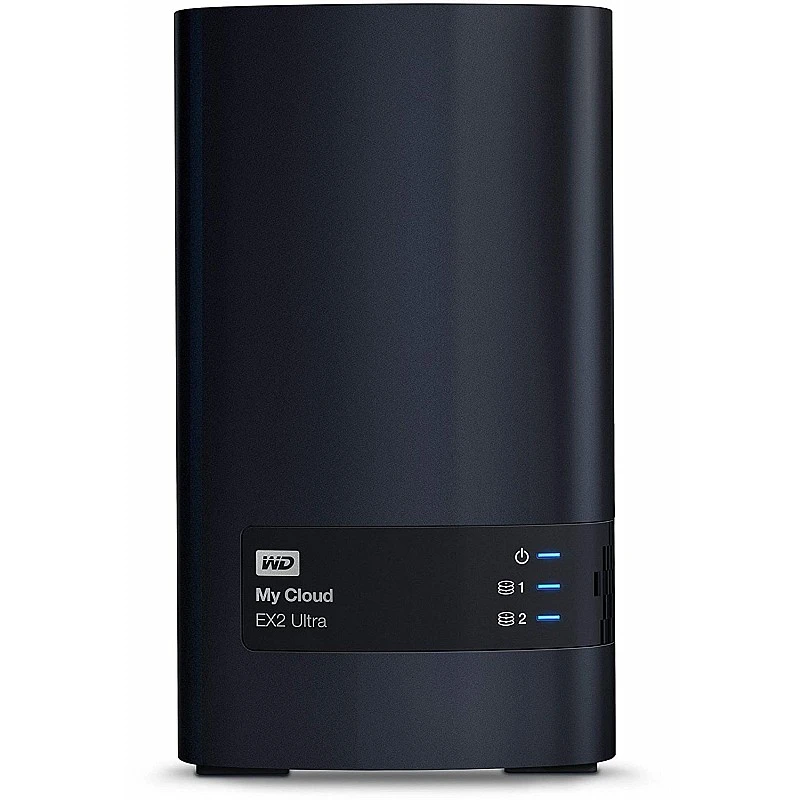Western Digital My Cloud EX Ultra 2-Bay Diskless Network Attached Storage 3.0 USB Black Western Digital Western Digital My Cloud EX Ultra 2-Bay Diskless Network Attached Storage 3.0 USB Black Western Digital