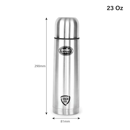 Cello Flipstyle Thermosteel Water Bottle, 1000ml Cello Flipstyle Thermosteel Water Bottle, 1000ml