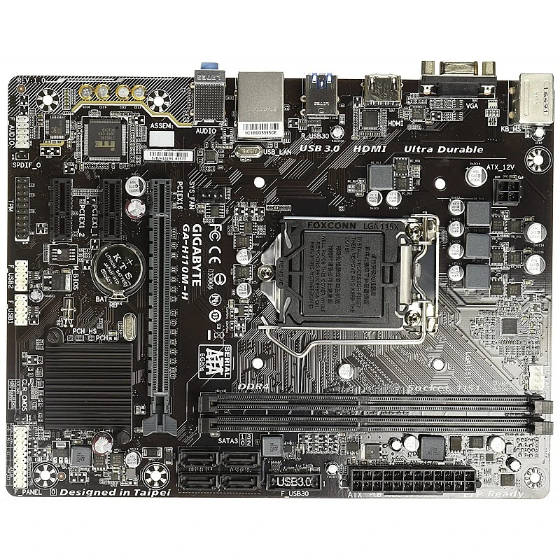 Gigabyte GA-H110M-H M-ATX Motherboard with Realtek GbE LAN, 6th and 7th Gen Intel Processor Support Gigabyte GA-H110M-H M-ATX Motherboard with Realtek GbE LAN, 6th and 7th Gen Intel Processor Support