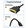 CableCreation HDMI to DVI Short Cable 0.5ft, Bi-Directional DVI-I (24+5) Female to HDMI Male Adapter, PC, TV, TV Box, PS5, Switch CableCreation HDMI to DVI Short Cable 0.5ft, Bi-Directional DVI-I (24+5) Female to HDMI Male Adapter, PC, TV, TV Box, PS5, Switch