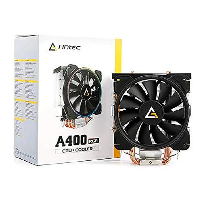 Antec A400 RGB CPU Cooler Fan Compatible Antec A400 RGB CPU Cooler Fan Compatible