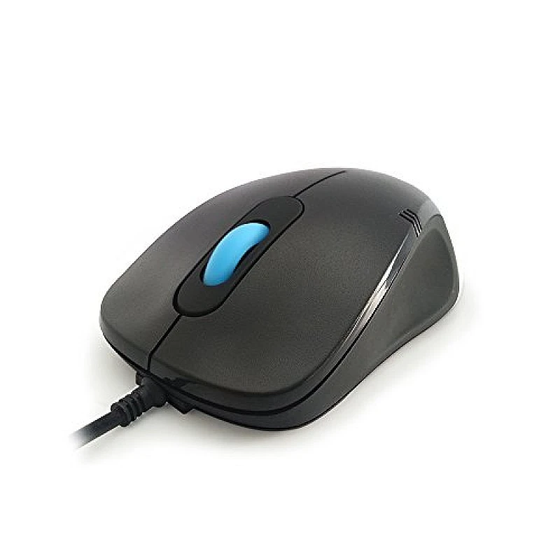 Amkette Kwik Pro Wired Optical USB Mouse with 3 Button – Black Amkette Kwik Pro Wired Optical USB Mouse with 3 Button – Black