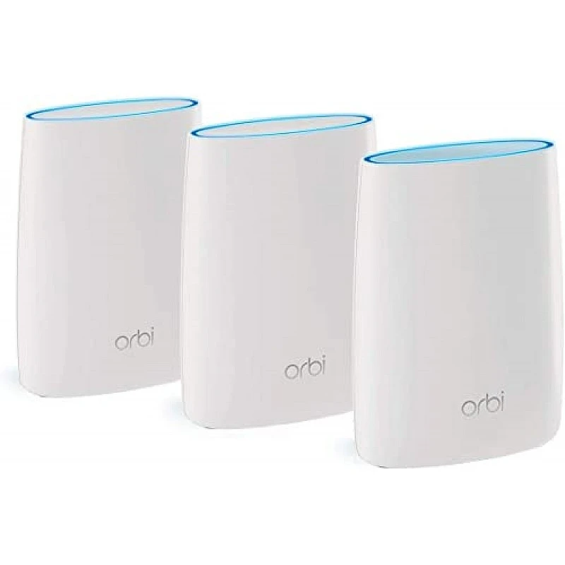 Netgear Orbi High Performance AC3000 Tri-Band Whole Home Mesh WiFi System with 3Gbps Speed (RBK50, 1 Router & 1 Satellite Covers Upto 5000 sqft) Netgear Orbi High Performance AC3000 Tri-Band Whole Home Mesh WiFi System with 3Gbps Speed (RBK50, 1 Router & 1 Satellite Covers Upto 5000 sqft)