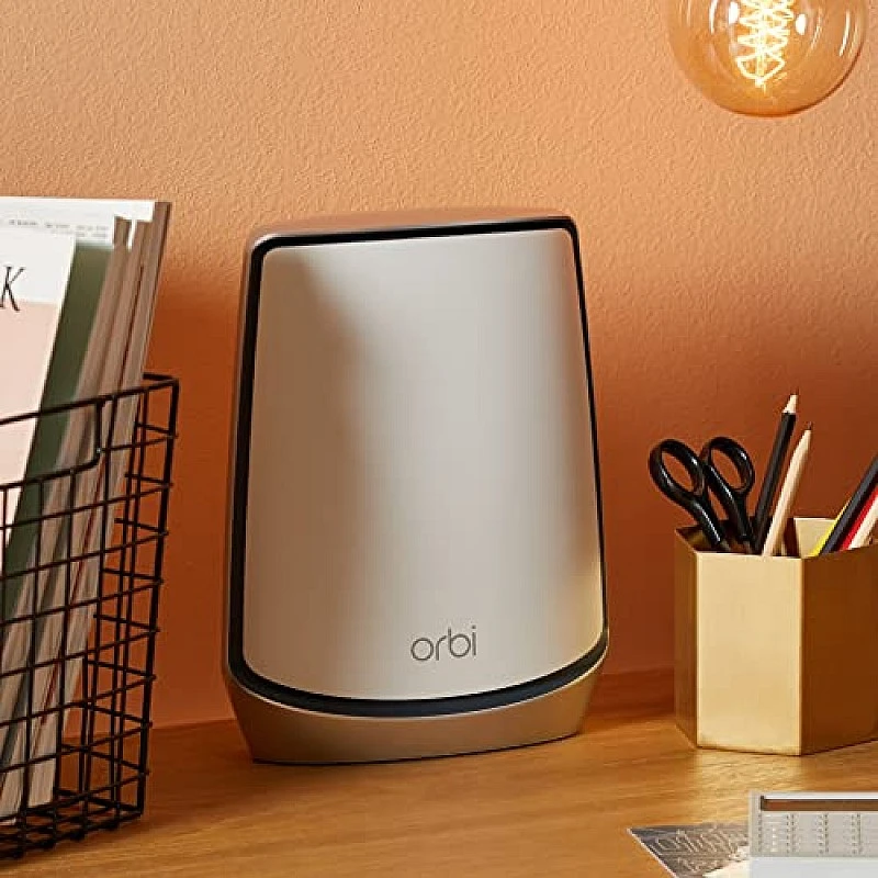 Netgear Orbi High Performance AC3000 Tri-Band Whole Home Mesh WiFi System with 3Gbps Speed (RBK50, 1 Router & 1 Satellite Covers Upto 5000 sqft) Netgear Orbi High Performance AC3000 Tri-Band Whole Home Mesh WiFi System with 3Gbps Speed (RBK50, 1 Router & 1 Satellite Covers Upto 5000 sqft)