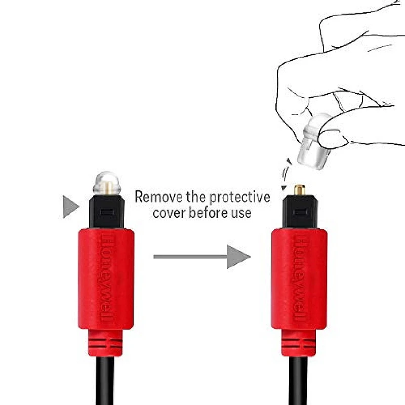 Honeywell Digital Optical TosLink Cable- 2Meters Honeywell Digital Optical TosLink Cable- 2Meters