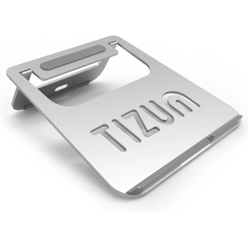 Tizum Laptop Stand, Portable-Folding, Anodised Aluminium with Steady Ergonomics Designe Tizum Laptop Stand, Portable-Folding, Anodised Aluminium with Steady Ergonomics Designe