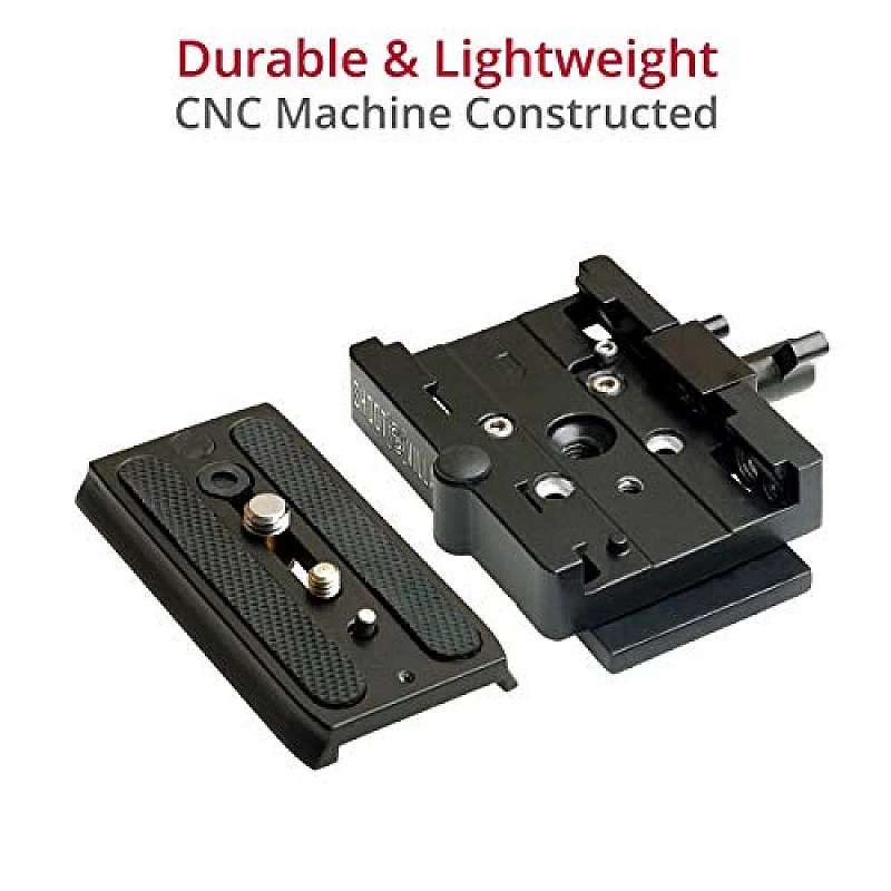 Shootvilla Quick Release Base Plate Aluminium for Tripod and DSLR Video Camera Stabilizer Slider,Black Shootvilla Quick Release Base Plate Aluminium for Tripod and DSLR Video Camera Stabilizer Slider,Black
