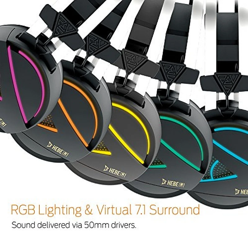 GAMDIAS Hebe M1 RGB 7.1 Virtual Surround Sound Gaming Headset GAMDIAS Hebe M1 RGB 7.1 Virtual Surround Sound Gaming Headset