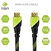 TIZUM HDMI Aura Gold Plated Braided Cable 4K High Speed HDMI to HDMI Cable 10.2Gbps with Ethernet Support (5 Ft/ 1.5 M) TIZUM HDMI Aura Gold Plated Braided Cable 4K High Speed HDMI to HDMI Cable 10.2Gbps with Ethernet Support (5 Ft/ 1.5 M)