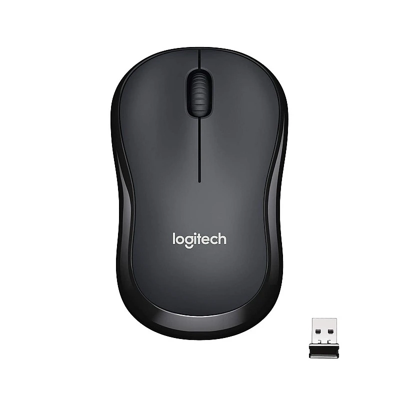Logitech M221 Wireless Mouse, Silent Buttons, 2.4 GHz with USB Mini Receiver (Grey) Logitech M221 Wireless Mouse, Silent Buttons, 2.4 GHz with USB Mini Receiver (Grey)
